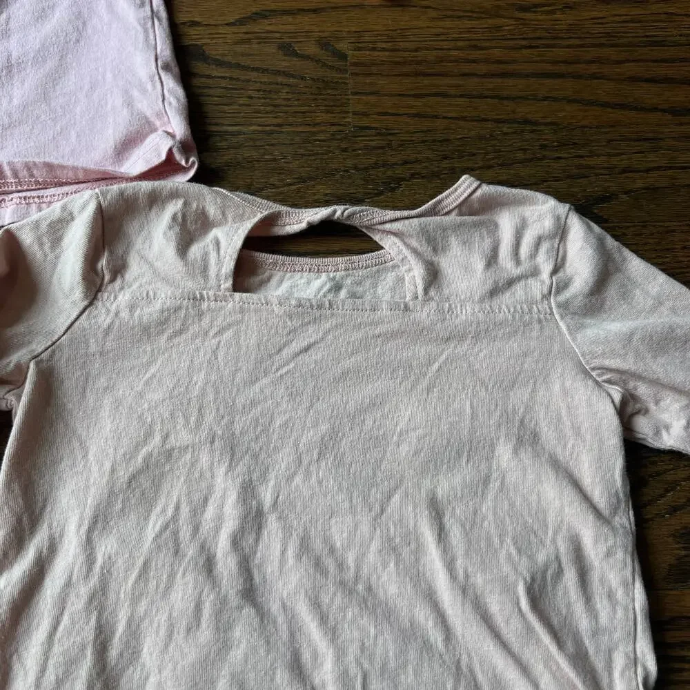 Carter's Ballet Pink Girl's Diverse Multicultural Long Sleeve Tee Shirts - 4T